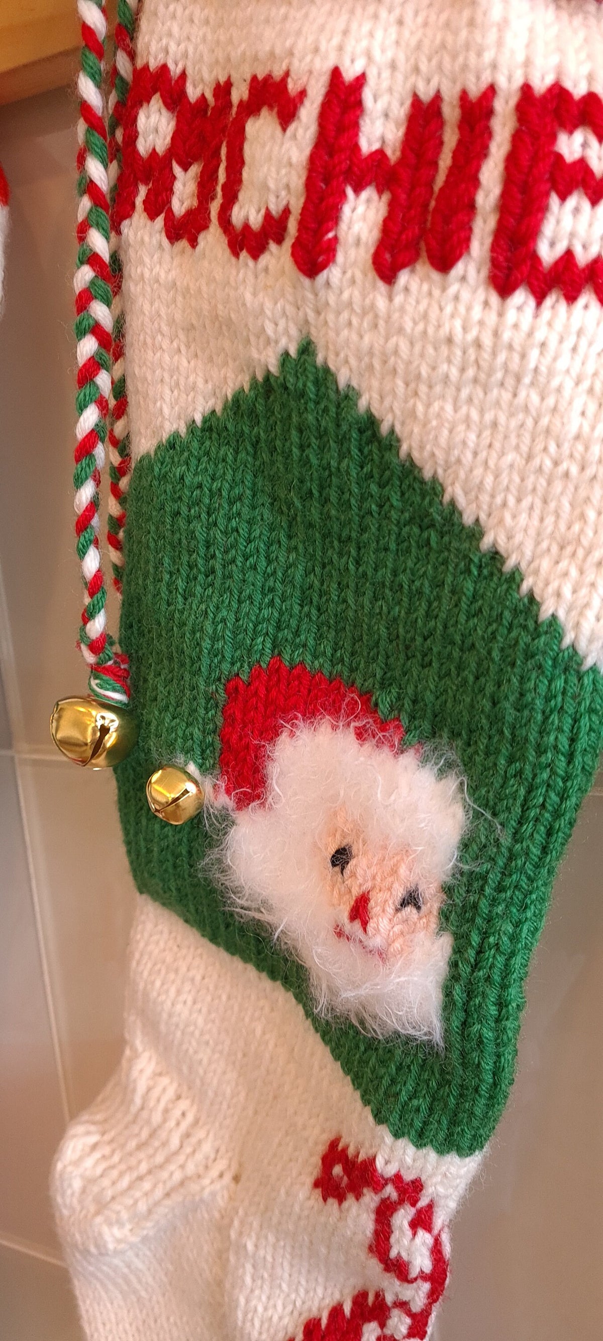 Santa and his Beard 026 Fuzzy/Hairy – Angora Blend Beard PURE WOOL