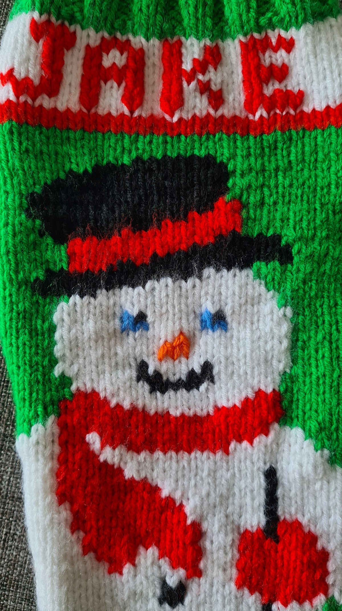 Snowman with Shovel 152 Full-sized Design
