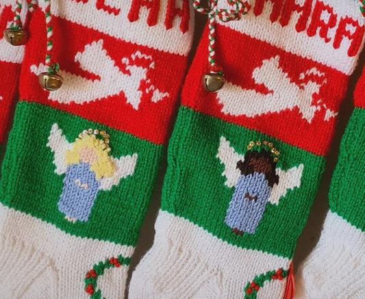 My Lil' ANGEL Christmas Stocking 072  You choose - hair color, length, skin tone