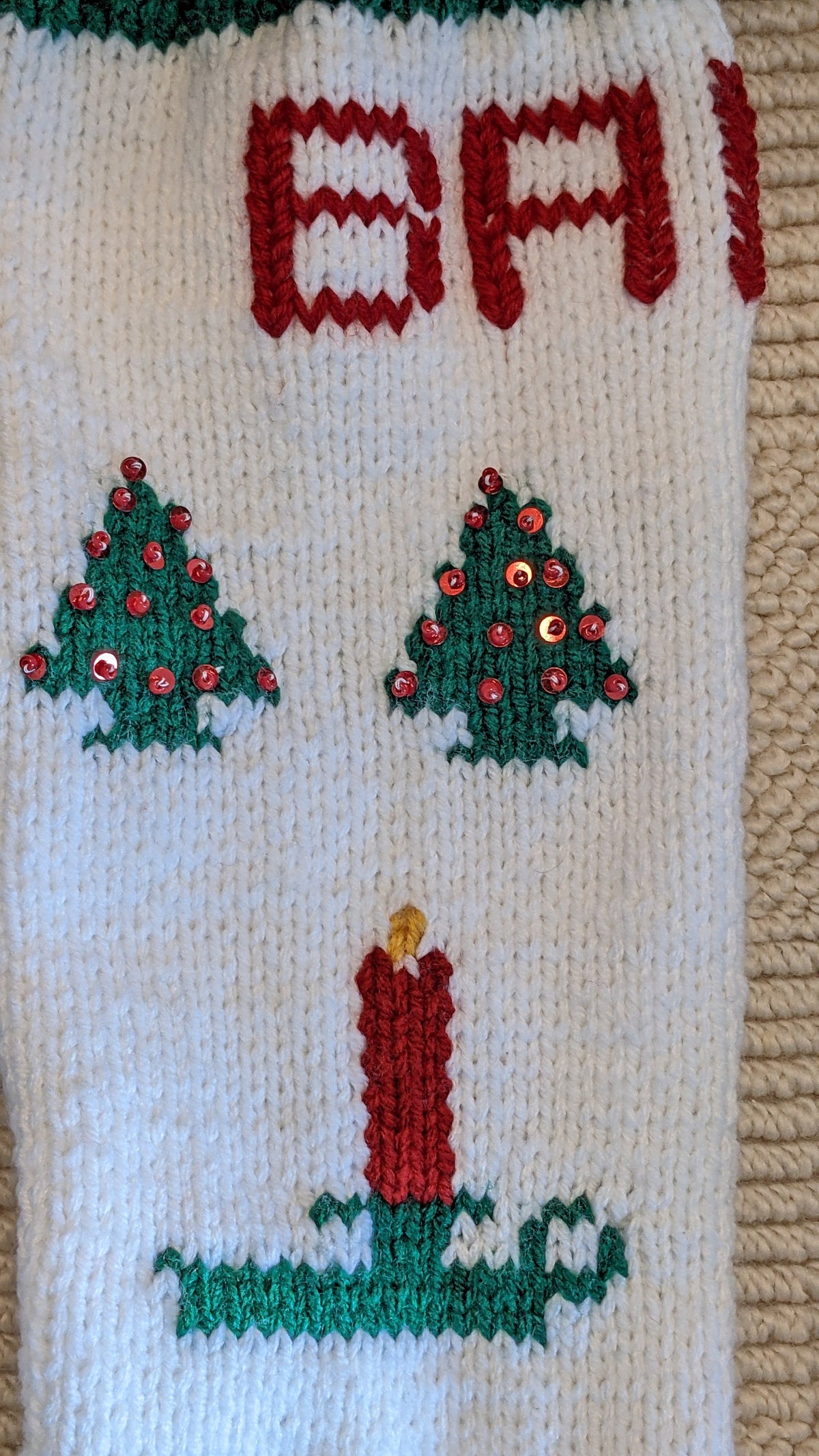 One-of-a-Kind Handknit Duplicate Christmas Stockings 100  Custom-made Family Heirloom Replica Handcrafted
