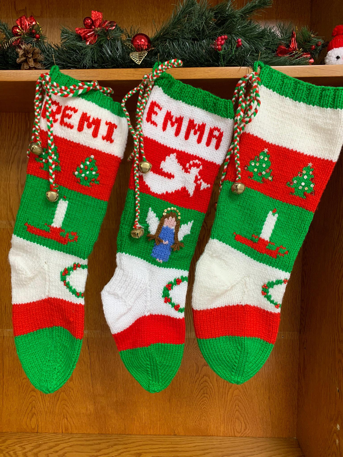 My Lil' ANGEL Christmas Stocking 072  You choose - hair color, length, skin tone