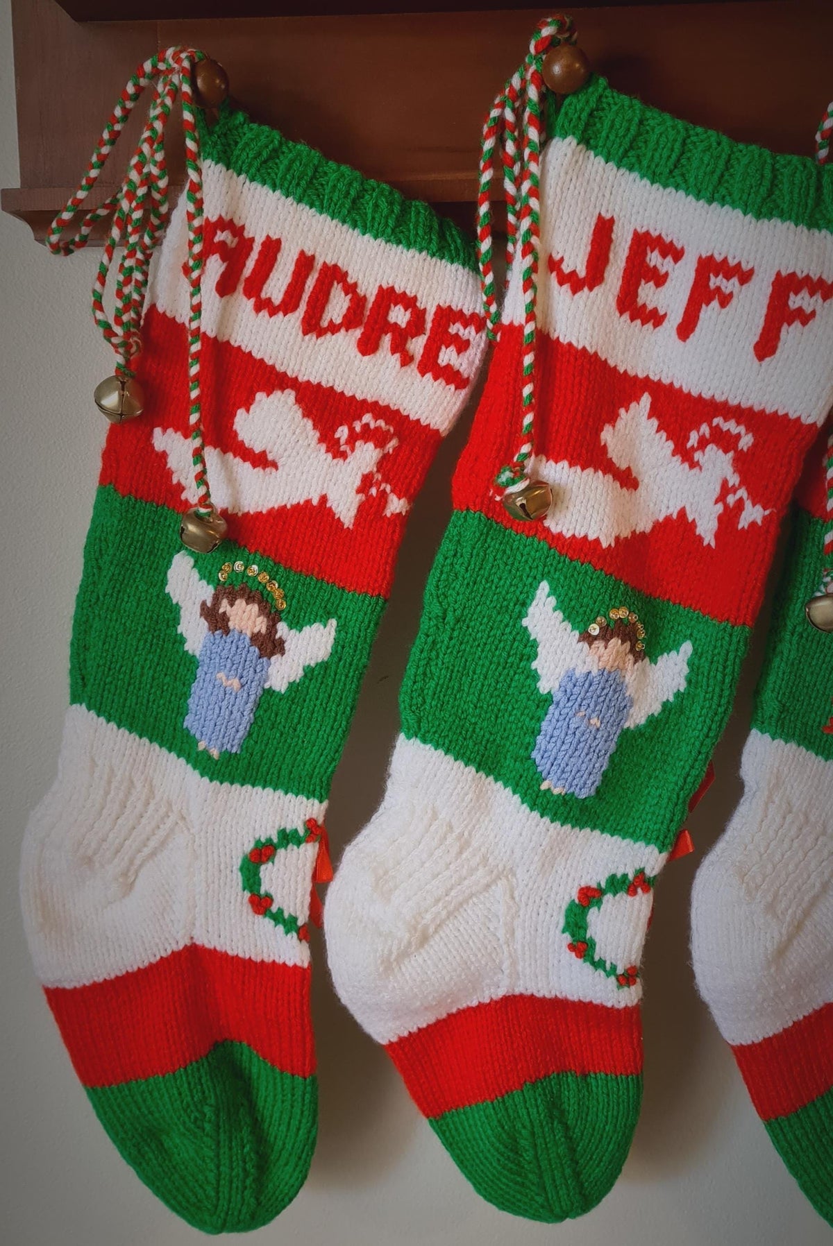 My Lil' ANGEL Christmas Stocking 072  You choose - hair color, length, skin tone